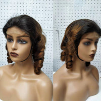 Curly Human Hair Wig (Natural Black) | 360 Lace or 4x4/4x6 Closure
