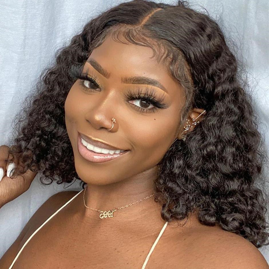 Boucles Sans Effort — Perruque synthétique “petites boucles” (fibre haute température) Noir Brun