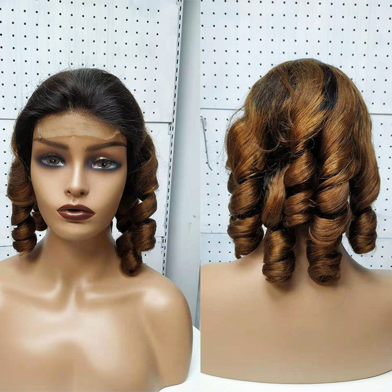 Curly Human Hair Wig (Natural Black) | 360 Lace or 4x4/4x6 Closure